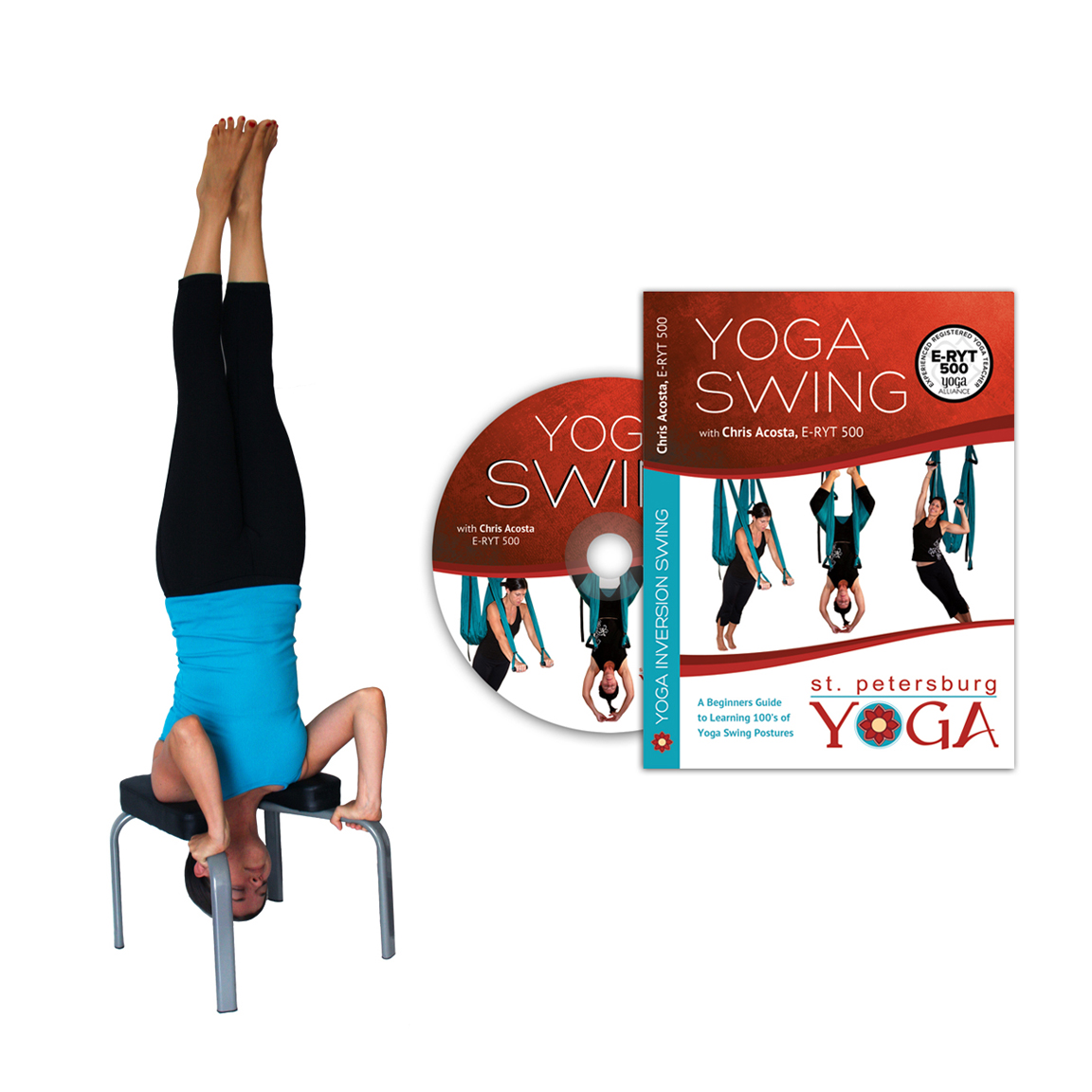 Yoga Headstand Bench + Yoga Swing DVD